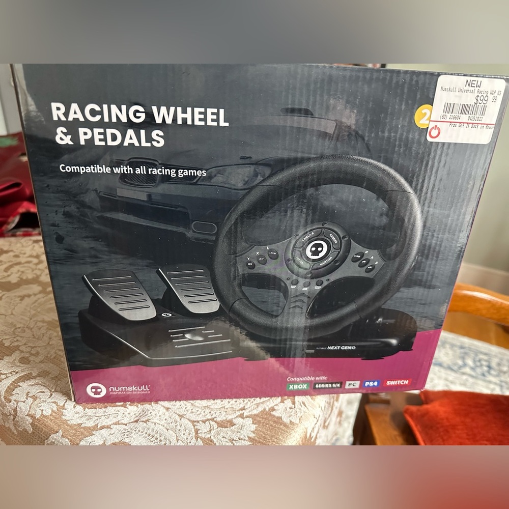 Numskull Racing Wheel & Pedals - Picture 2 of 2